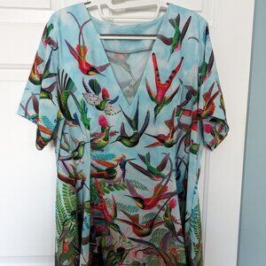 Black Milk Birds of Paradise evil v dress XXL